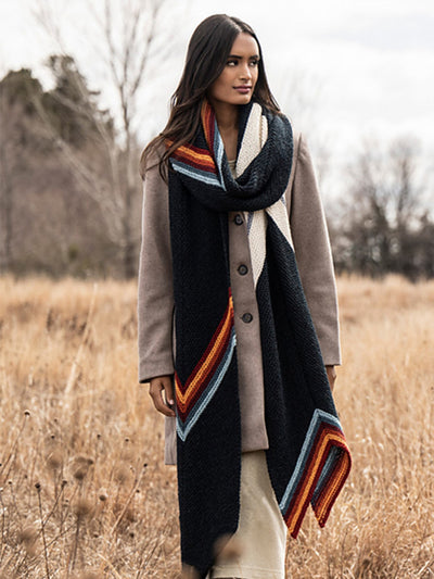 Blue Sky Fibers Marion Wrap by Megan Gonzalez