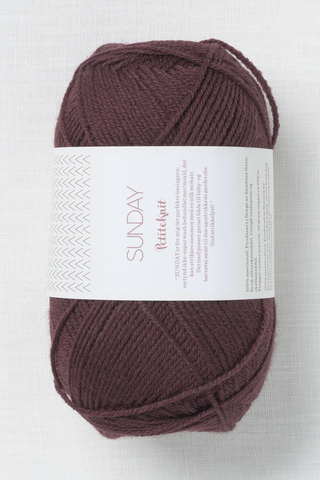 Sandnes Garn Sunday 4682 Velvet Fig (PetiteKnit Color Palette)