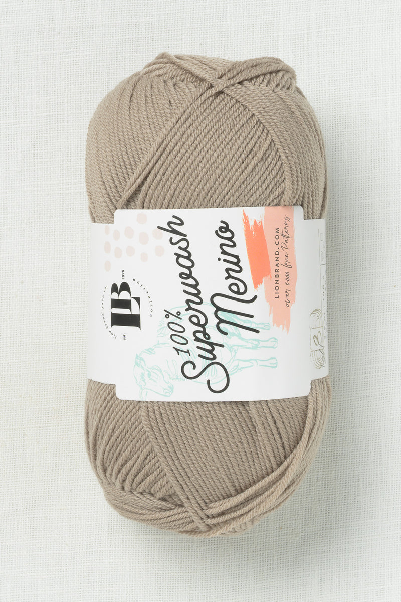 Lion Brand Superwash Merino 123U Hemp