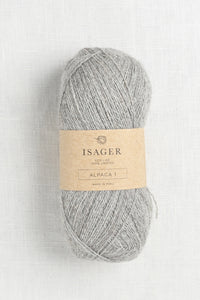 Isager Alpaca 1 E3S Medium Grey Heather Undyed
