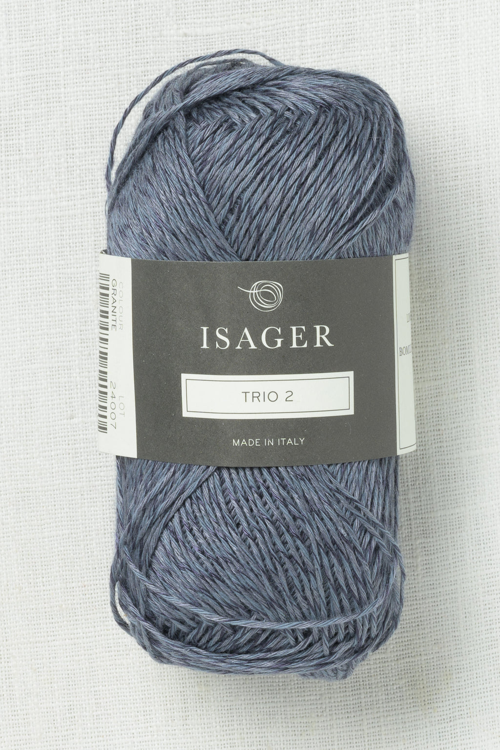 Isager Trio 2 Granite – Wool and Company