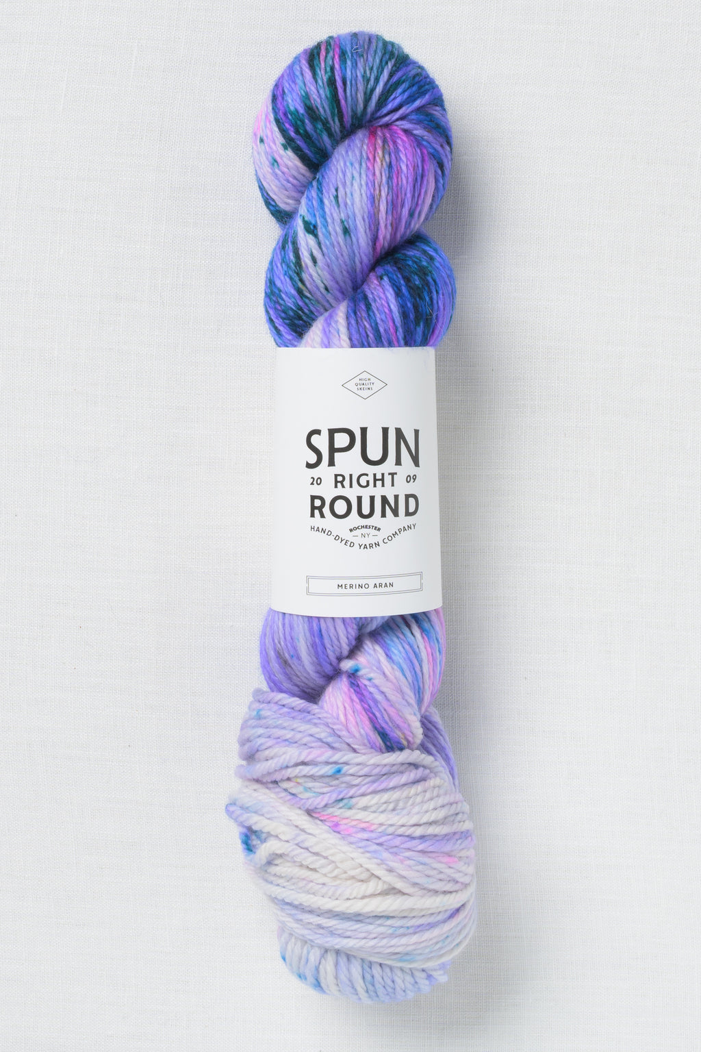 Spun Right Round Merino Aran Moondance