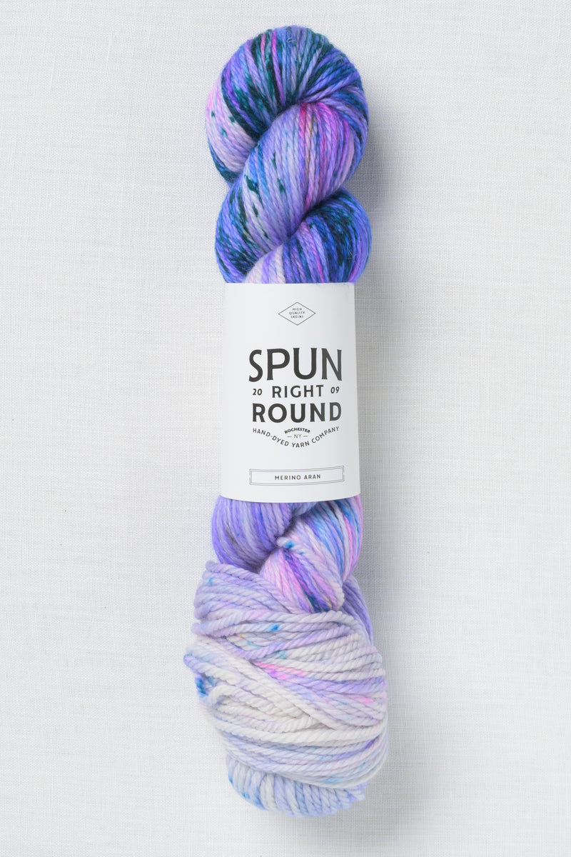 Spun Right Round Merino Aran Moondance
