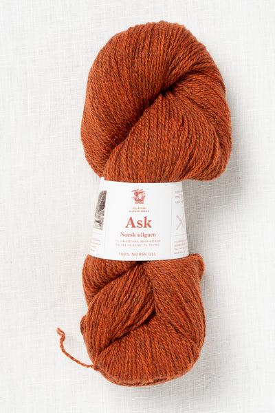 Hillesvåg Ask 6596 Heathered Terracotta Red