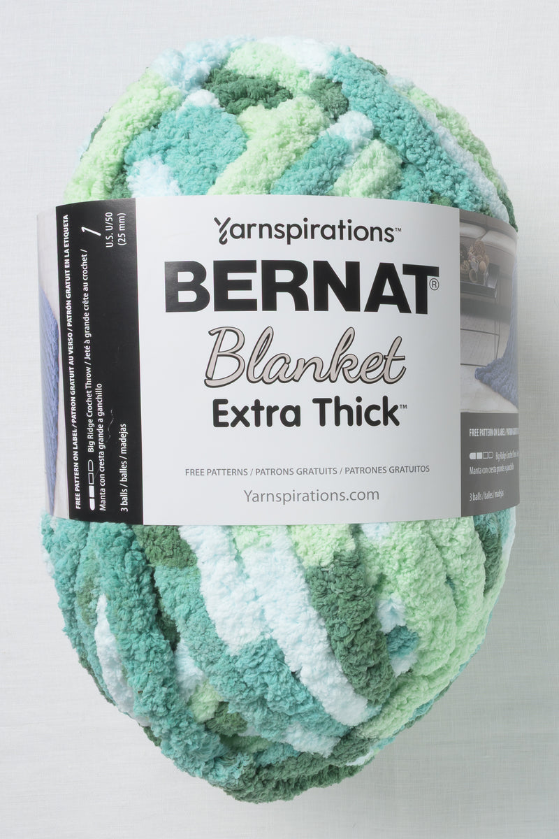 Bernat Blanket Extra Thick Teal Ivy