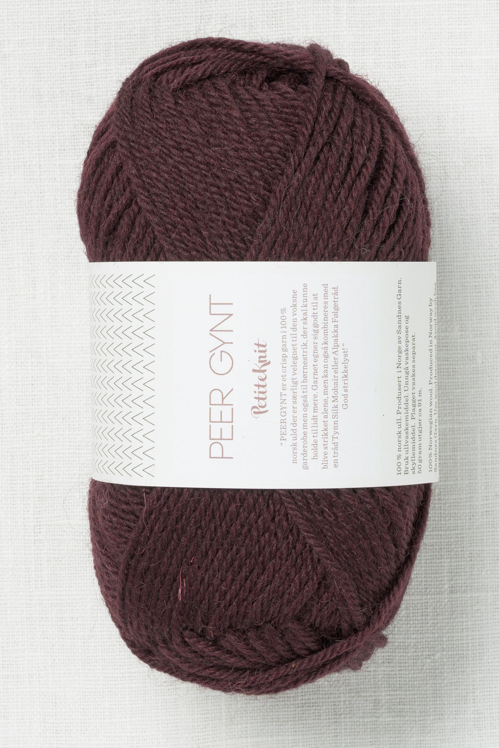 Sandnes Garn Peer Gynt 4682 Velvet Fig (PetiteKnit Color Palette)