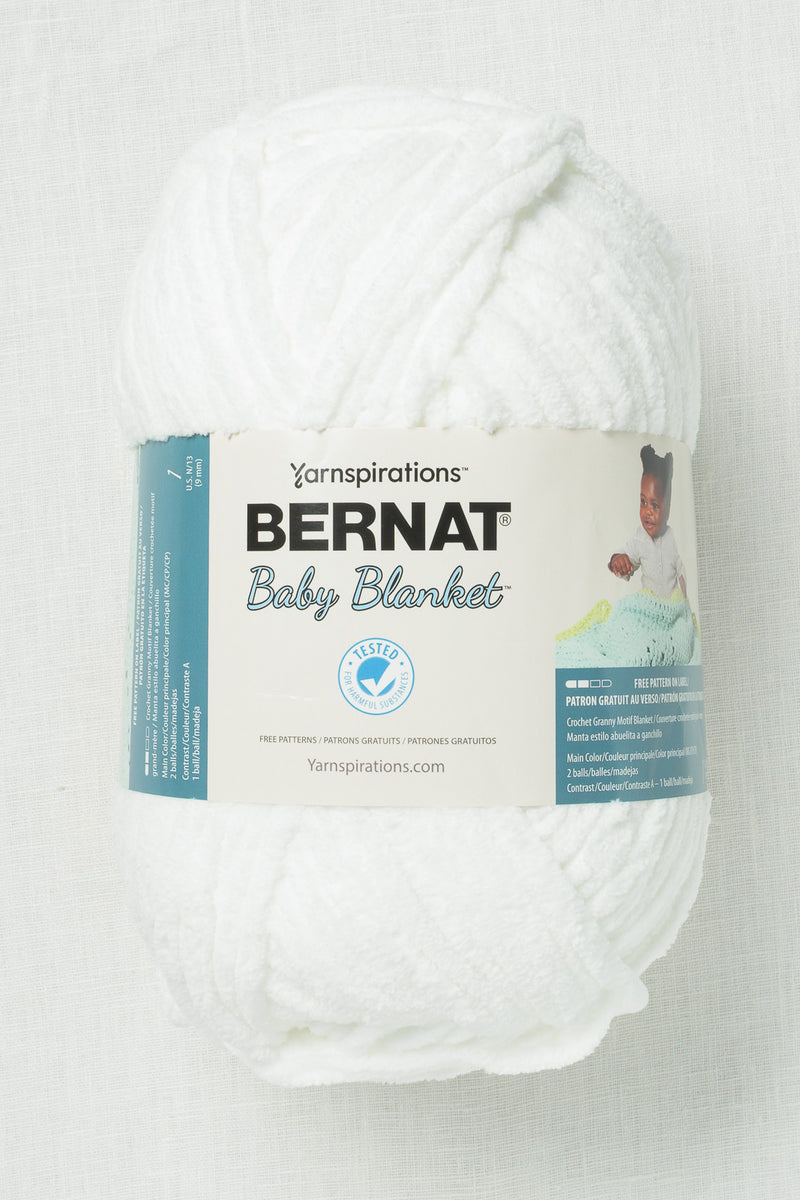 Bernat Baby Blanket Big Ball White