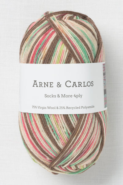 Arne & Carlos Socks & More 4ply Worn Floorboards Color