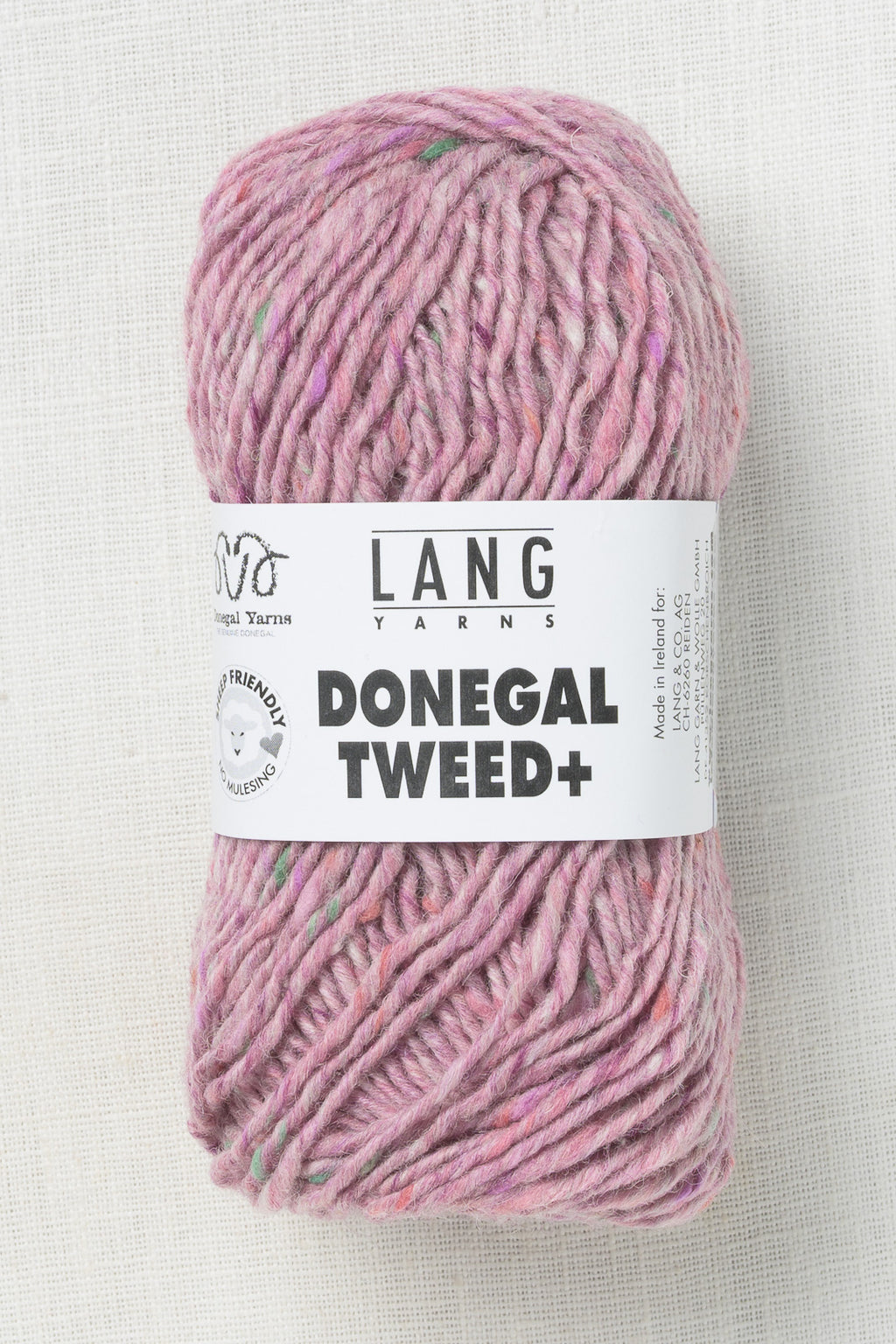 Lang Yarns Donegal Tweed Plus 48 Pink Quartz