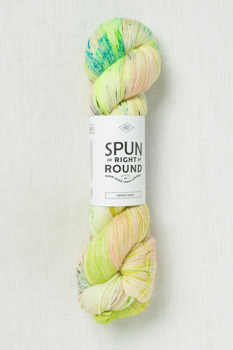 Spun Right Round Tough Sock Parakeet Feet