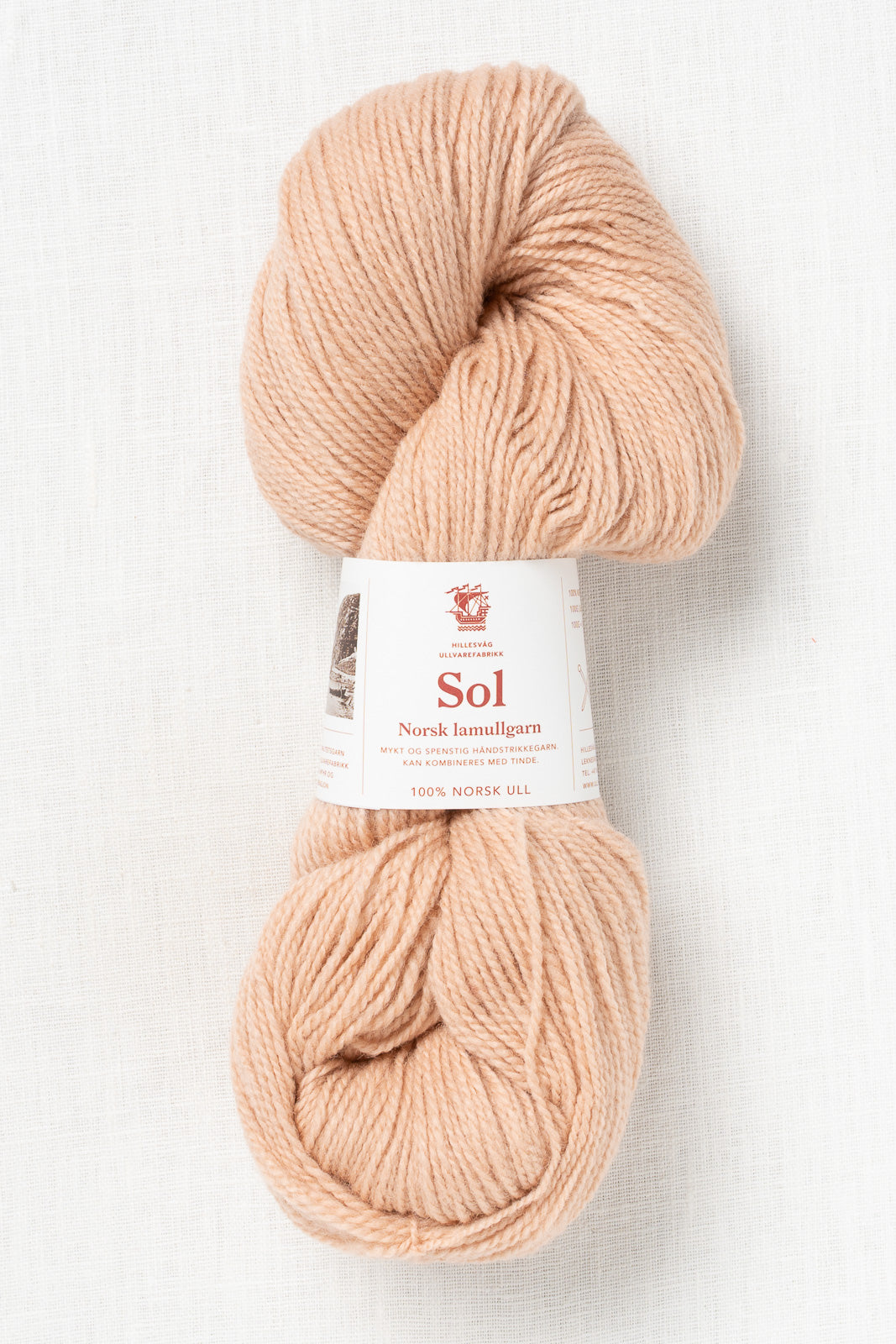 Hillesvåg Sol 437 Light Apricot – Wool and Company
