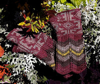 Peony Handwarmers by Nadia Severns