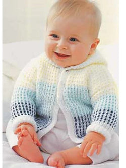 Hooded Cardigan by Patons