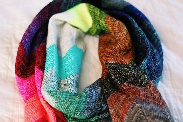 Unicorn Stripes Scarf by Antonia Shankland