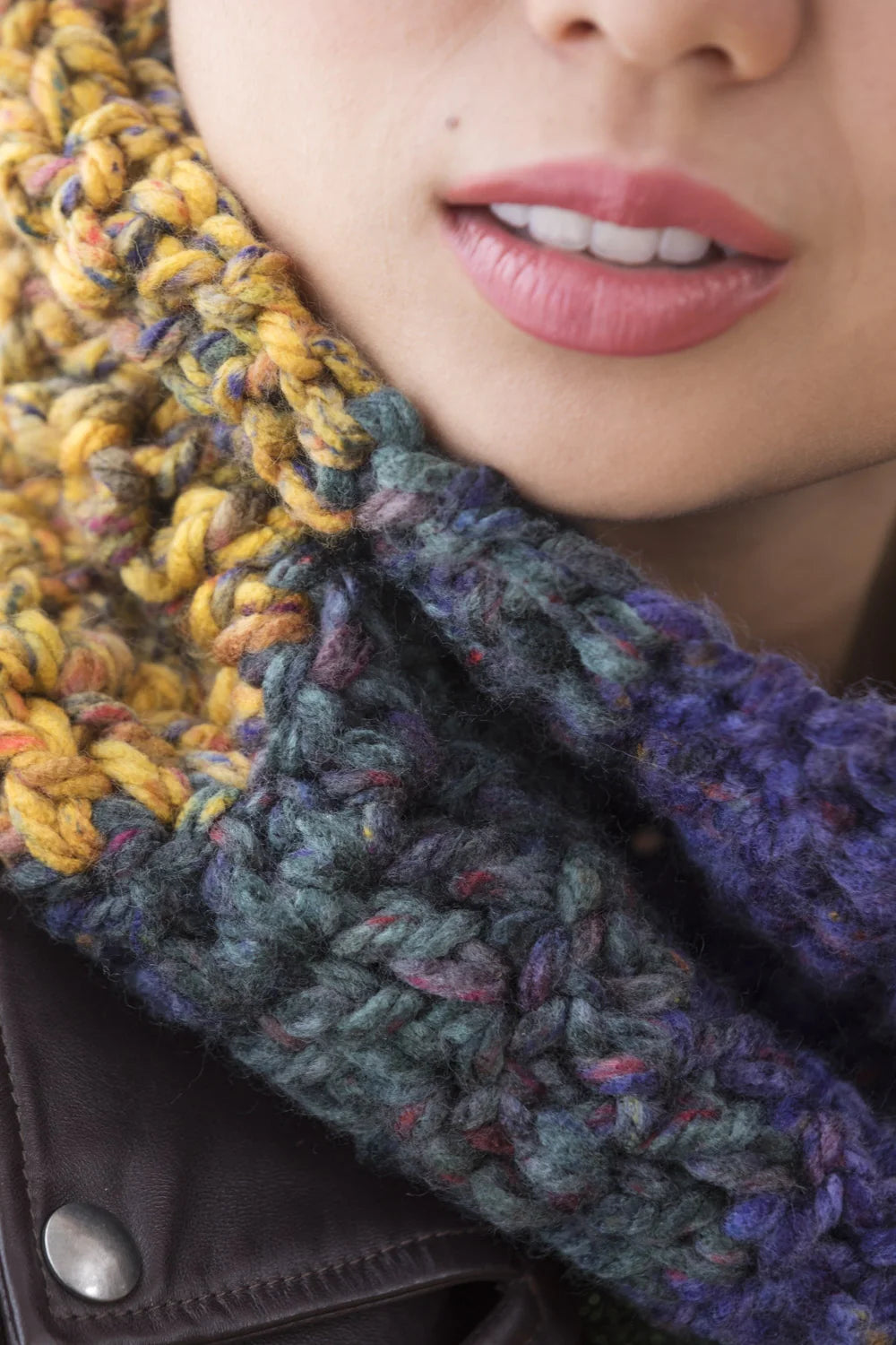 Lakehurst Cowl (Crochet) by Lion Brand Yarn