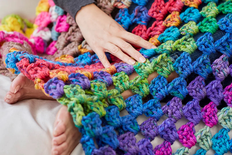 Wild Weekend Afghan (Crochet) by Lion Brand Yarn