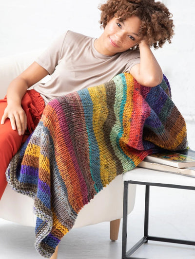 Egg Harbor Afghan (Knit) by Lion Brand Yarn