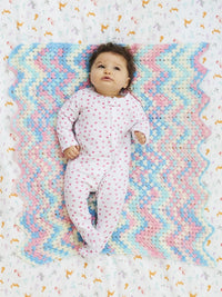 Winsome Baby Afghan (Crochet) by Lion Brand Yarn