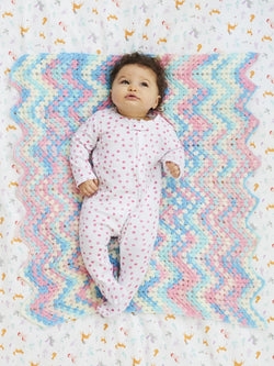 Winsome Baby Afghan (Crochet) by Lion Brand Yarn