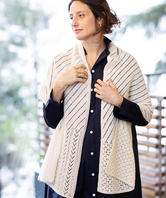 Lace Sampler Scarf by Churchmouse Yarns and Teas