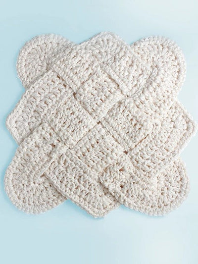 Sailor's Knot Dishcloth by Lily / Sugar'n Cream