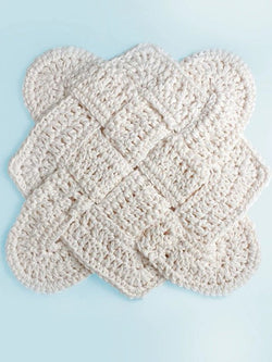 Sailor's Knot Dishcloth by Lily / Sugar'n Cream