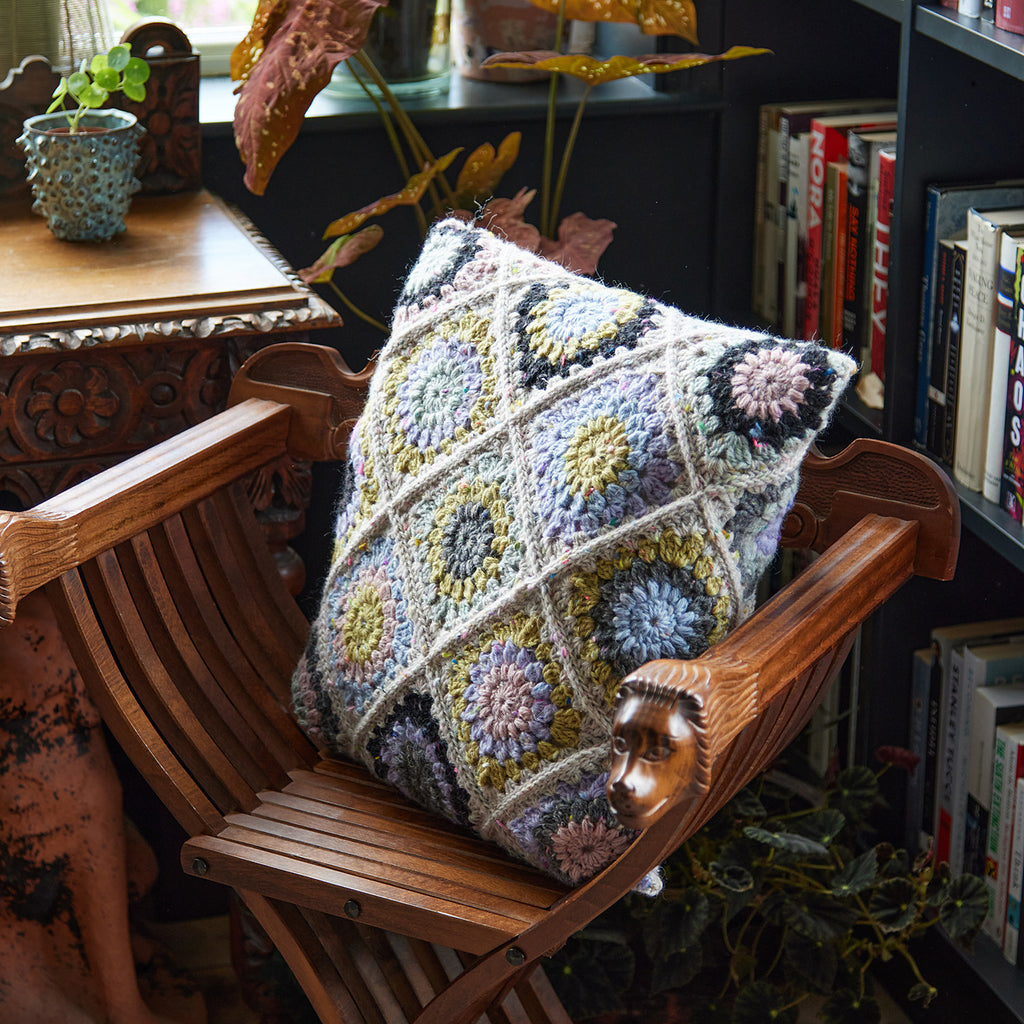 Sunburst Tweedy Cushion by Beata Jezek