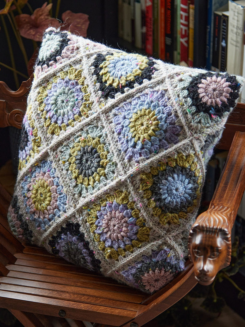 Sunburst Tweedy Cushion by Beata Jezek