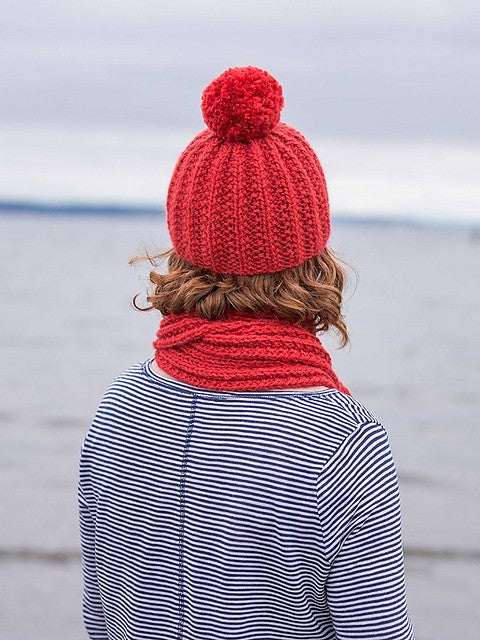 Mistake Rib Beanie & Scarf by Churchmouse Yarns and Teas