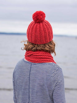 Mistake Rib Beanie & Scarf by Churchmouse Yarns and Teas