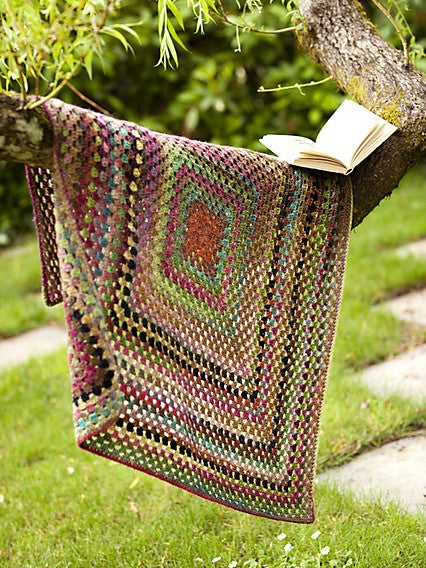 One Big Granny Square Throw & Afghan by Churchmouse Yarns and Teas
