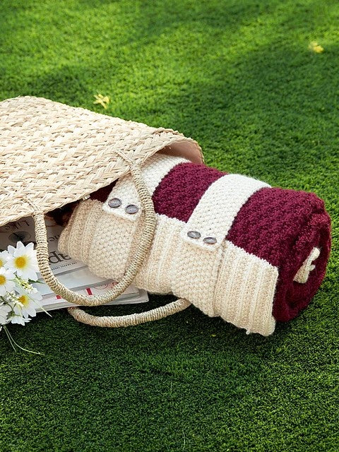 Knit for the Road Blanket by Patons