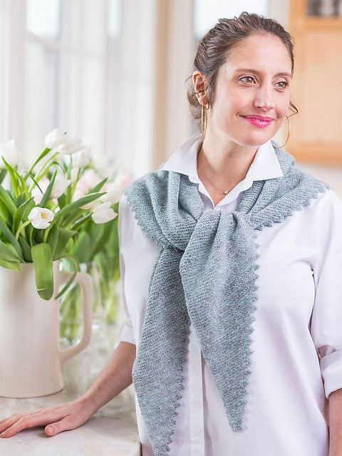 Pinking Shears Scarf by Churchmouse Yarns and Teas