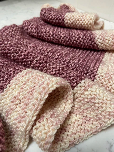 Plushy Crescent Shawl by Baah Yarn