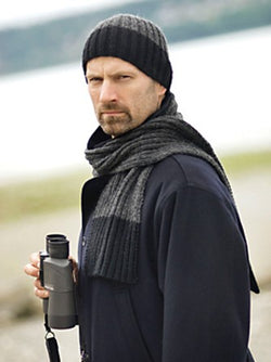 Pressed Rib Cap & Muffler by Churchmouse Yarns and Teas