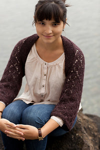 Smocked Lace Wrap & Shrug by Churchmouse Yarns and Teas