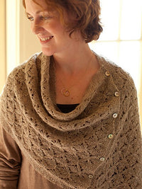 Smocked Lace Wrap & Shrug by Churchmouse Yarns and Teas