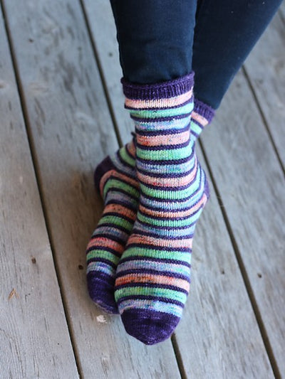 Spumoni Socks by Selma Kaplan