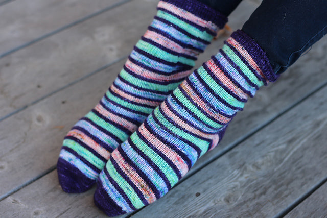 Spumoni Socks by Selma Kaplan
