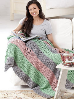 Soft Stripes Throw by Tammy Hildebrand