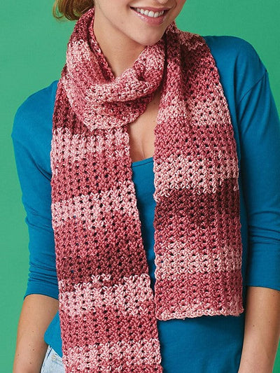Openwork Scarf by Caron Design Team