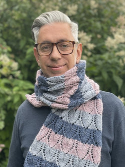 Hallgrim Knitted Lace Scarf by Arne & Carlos