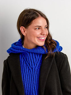 Chunky Hood by Yarnspirations Design Studio