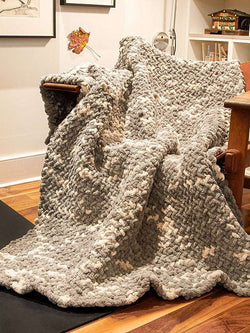 Herringbone Stitch Blanket by Yarnspirations Design Studio