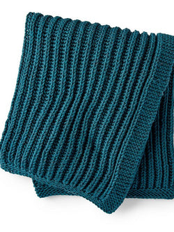 Squishy Fisherman's Rib Blanket by Bernat Design Studio