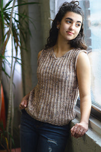 Karlie Tank Top by Lion Brand Yarn