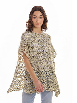 Garden Party Poncho by Yarnspirations Design Studio