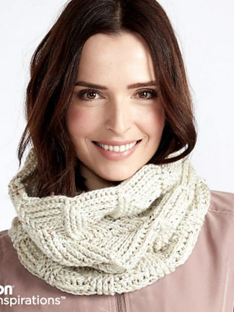 Twist 'n Shout Cowl by Caron Design Team