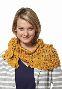 Staggered Shells Wrap by Patons