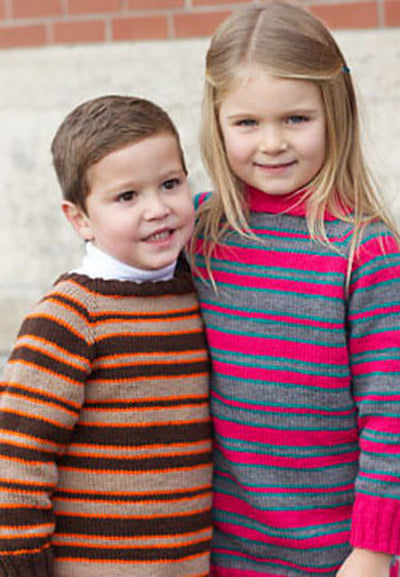 Top Down Super Stripes by Patons